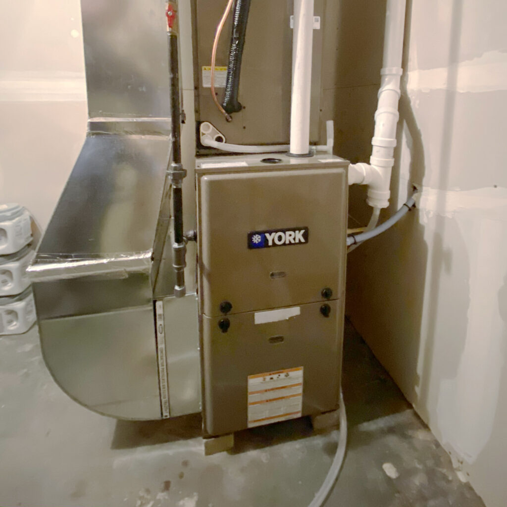 new home furnace installation