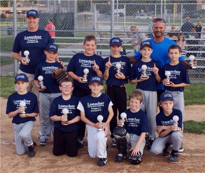 Little league team