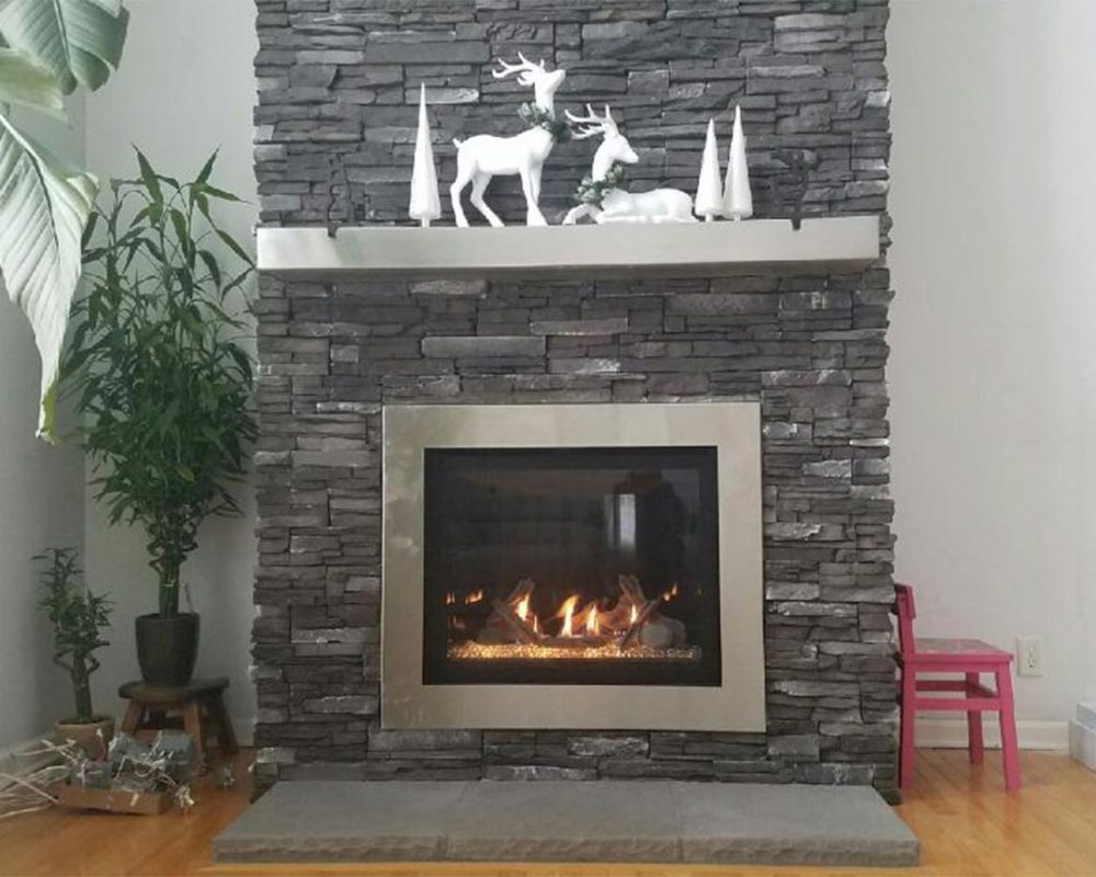 fireplace installation